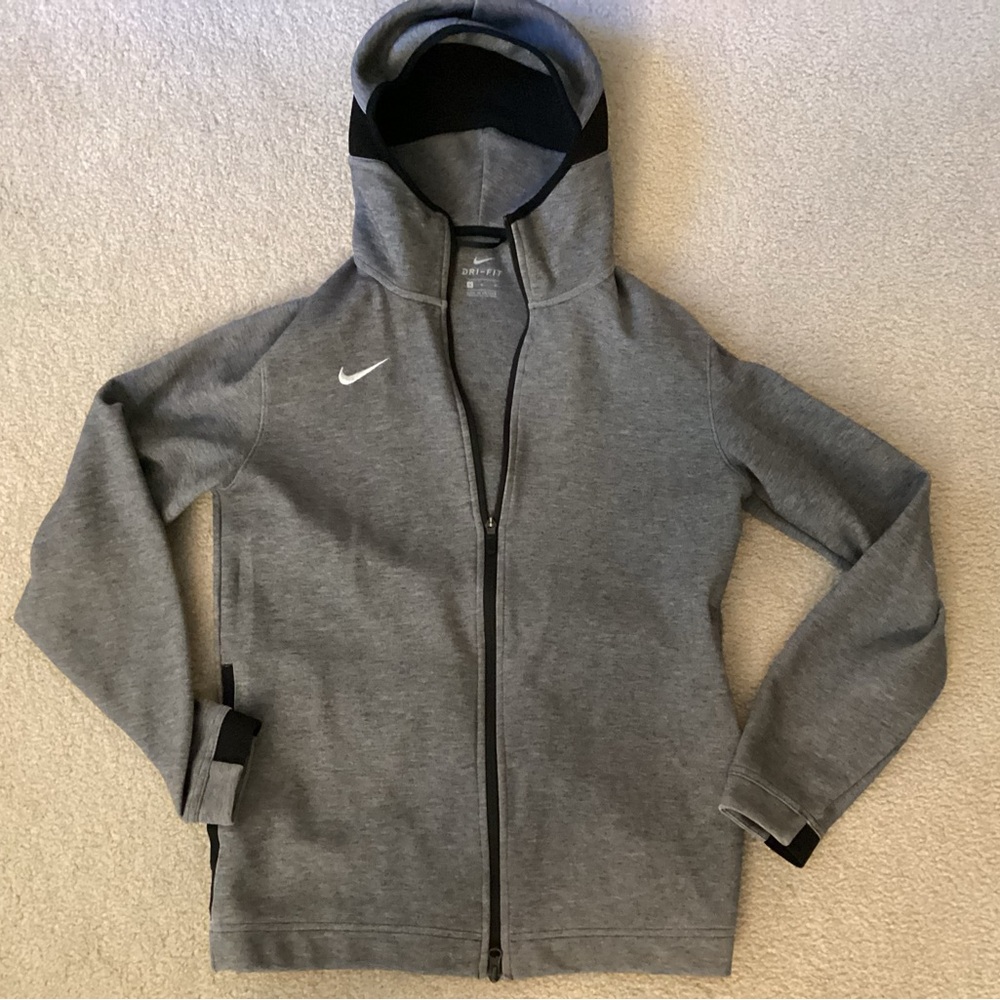 Nike Charcoal Zip-Up Hoodie